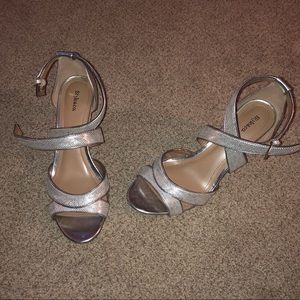 Silver Low Heels
